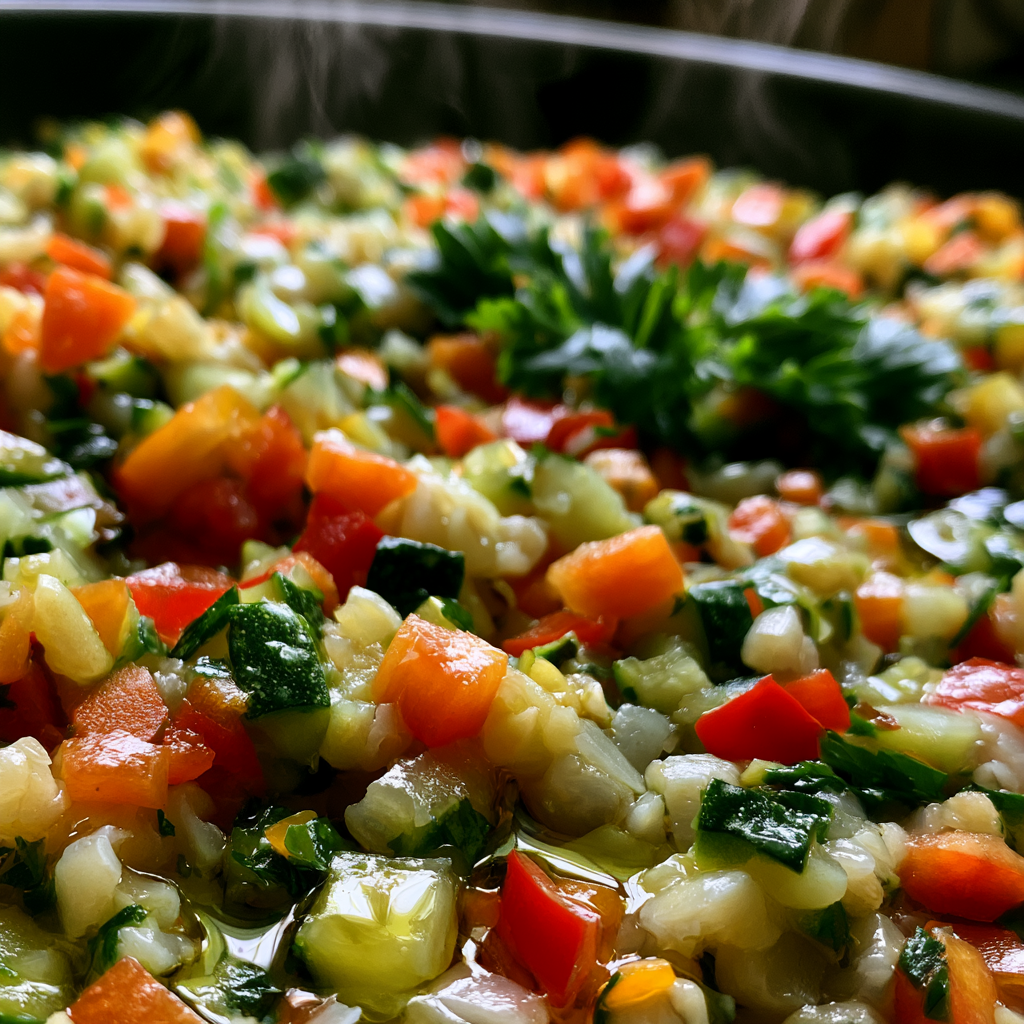 Pęczak z warzywami: 15-Minuten Rezept für Genuss